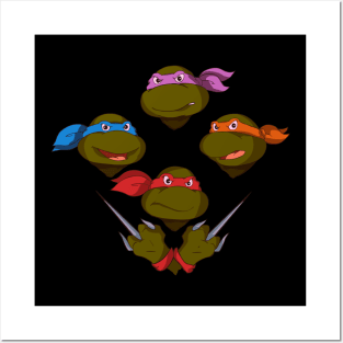 It's not a rock band, it's The Ninja Turtles. Posters and Art